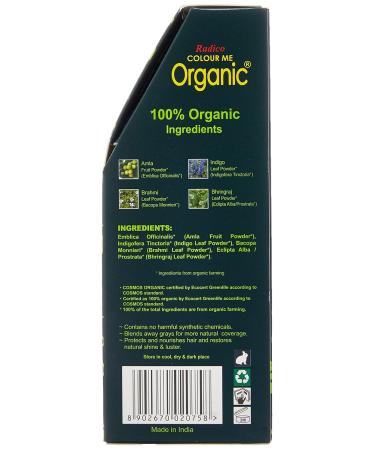 Radico Colour Me Organic Very Dark Ash Blonde Hair Colour - Vegan & Natural Plant-Based Formula - Buy Online on GoSupps.com