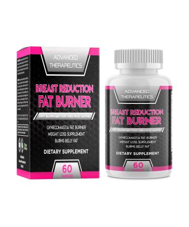 Breast Reduction Pills Burn Chest Fat Quickly Without Breast Reduction Surgery or Breast Reduction Bra. Works for Man Boobs and Male Breast Reduction for Men and Women 60 Caps