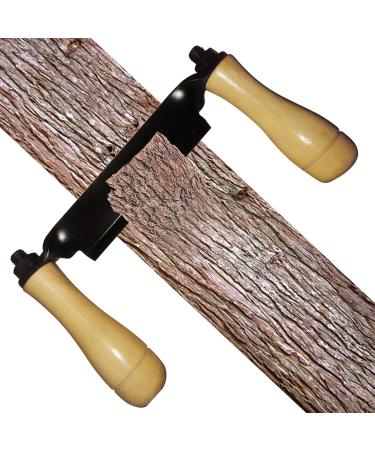 Lesunbak 8-Inch Train Knife for Woodworking | Stainless Steel Straightening Tool with Wooden Handle - Ideal for Shaping and Binking Wood Trunks - Buy Online on GoSupps.com
