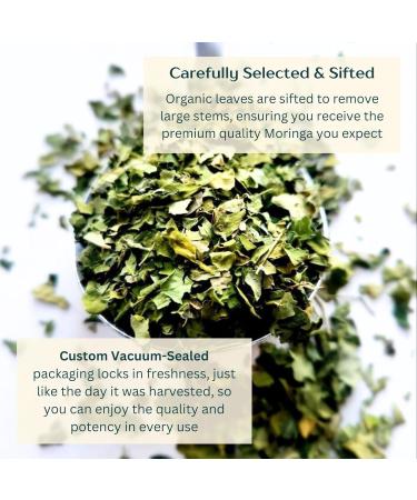Organic Moringa Leaf Tea 375g Loose Cut Leaves Moringa Oleifera Premium Herbal Tea Caffeine-Free Versatile Herb for Tea & Culinary Use | DRAGONFLY HERBS - Buy Online on GoSupps.com
