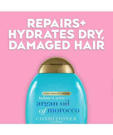 OGX Thick & Full + Biotin & Collagen Extra Strength Volumizing Shampoo with Vitamin B7 & Hydrolyzed & Hydrate and Repair + Argan Oil of Morocco Extra Strength Conditioner 385ml - Buy Online on GoSupps.com