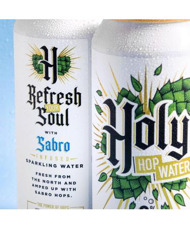 Northern Monk Brew Hop Infused Flavoured Sparkling Water Multipack - Holy Hop Water Trio Peach Mango & Sabro Mixed Pack - Lightly Carbonated No Caffeine Sugar Free Fizzy Drink (12 x 440ml Cans) - Buy Online on GoSupps.com