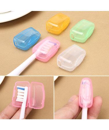 Senkary 20 Piece Toothbrush Cap Covers - Travel & Home Protector Cases in 5 Colors - Buy Online on GoSupps.com