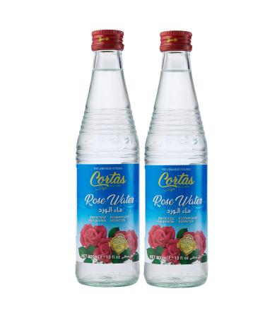 Cortas Premium Rose Water 10 oz - Pack 2