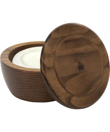 M HLE Wooden Shaving Bowl with Sandalwood Shaving Soap 65g - Luxury Men's Grooming Essentials - Buy Online on GoSupps.com