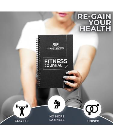 GYMENTORS Fitness Journal A5  120GSM Paper Workout Journal with Hardcover & Quality Spiral Binding- 120 Days Workout Log for Tracking Progress & Nutrients Preferences- Including Measuring Tape & Pen - Buy Online on GoSupps.com