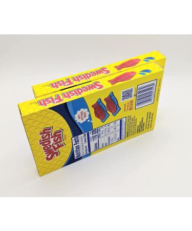 Swedish Fish Red Soft and Chewy Candy Theater Size Box 3.1 oz Pack of 2 - Buy Online on GoSupps.com