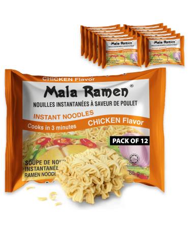 Club Supreme Ramen Instant Noodle - Chicken Noodles 85G (Pack of 12) 1.02 Kg - Cooks In 3 Minutes White