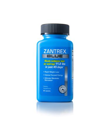 Zantrex Blue - Weight Loss Supplement Pills - Weight Loss Pills - Weightloss Pills - Dietary Supplements for Weight Loss - Lose Weight Supplement - Energy and Weight Loss Pills - 84 Count