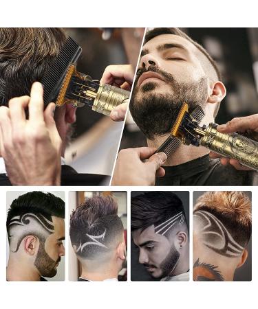 FREEAGLE Zero Gapped T-Blade Hair Clippers for Men - Professional Rechargeable Trimmer with LED Display for Hair and Beard Grooming - Buy Online on GoSupps.com