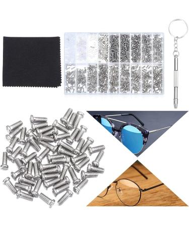 1000 PC Tiny Repair Screws for Glasses - Stainless Steel Assortment Set for Watches & Sunglasses | International Shipping - Buy Online on GoSupps.com