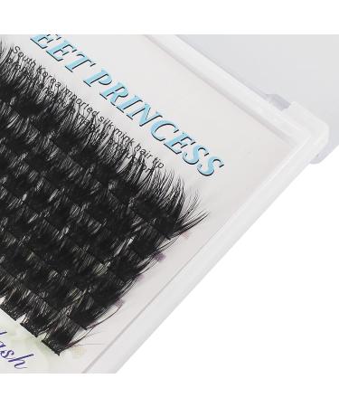 Bodermincer 3D Effect 14MM Eyelash Extensions - 72 Cluster Bundles, Natural Style | Glue Bonded Individual Lash - Buy Online on GoSupps.com