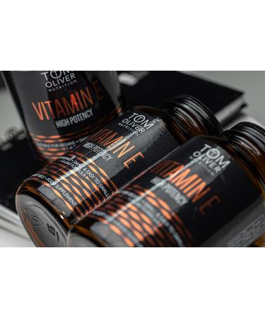 Tom Oliver Nutrition Vitamin E 400IU High Potency 60 Softgels - Fast Absorption - Buy Online on GoSupps.com