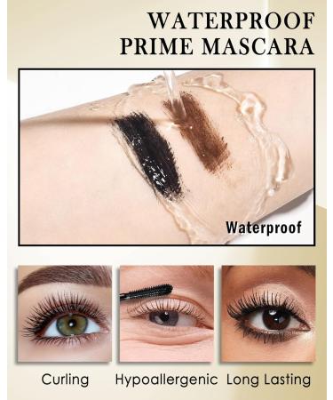 Black Mascara for Older Women 60 Plus Volumizing Mascara Volume and Length for Mature Women with Thinning Lashes Hypoallergenic Prime Mascara Long-Lasting Waterproof Makeup for Sensitive Eyes-01 01 Black - Buy Online on GoSupps.com