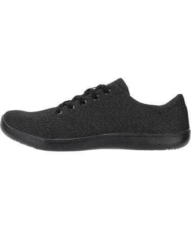WHITIN Men's Wide Fit Barefoot Sneakers | Zero Drop Sole | Upgraded Footbed | 10.5-11 W71v5 | All Black - Buy Online on GoSupps.com