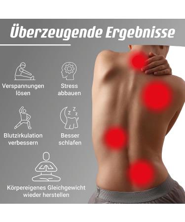 FITLEAP Akupressurmatte Set with Pillow - Massage Mat for Pain Relief Relaxation & Muscle Stimulation - Standard Gray - Buy Online on GoSupps.com