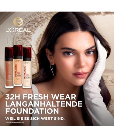 L'Or al Paris Infaillible 32H Fresh Wear Liquid Foundation SPF 25 - Waterproof & Long-Lasting No. 220 Sand 30 ml | International Shipping Available - Buy Online on GoSupps.com
