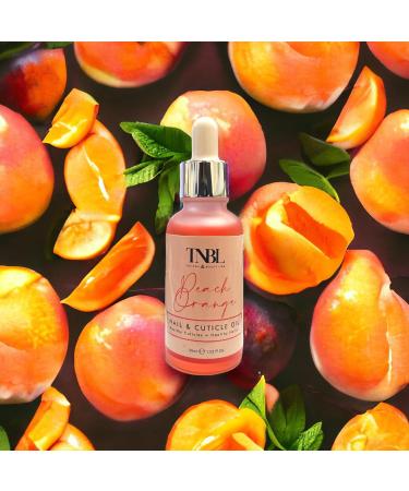 TNBL Peach Orange Nail & Cuticle Oil 30ml - Nourishing Dropper for Healthy Nails - Buy Online on GoSupps.com