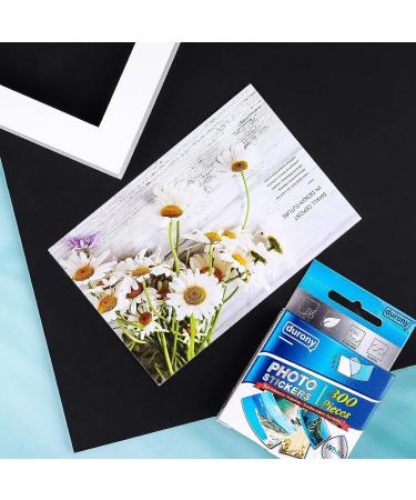 Durony 300 Pieces White Double-Sided Self Adhesive Photo Tapes - Perfect for DIY Photo Albums and Journals - Buy Online on GoSupps.com