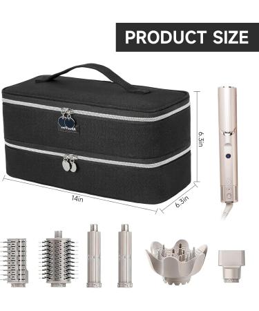 Carrying Case Fits for Shark Flexstyle(HD430/440/435) & Hair Dryer Travel Storage Organizer Bag Compatible with Dyson Supersonic Hair Dryer/Airwrap Styler and Attachments Black (Bag Only) - Buy Online on GoSupps.com