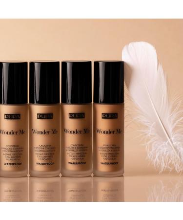 Pupa Foundation liquid waterresistant Wonder Me 050 Deep Sand Warm instant perfection and absolute lightness longlasting water and moisture resistant 30 ml - Buy Online on GoSupps.com