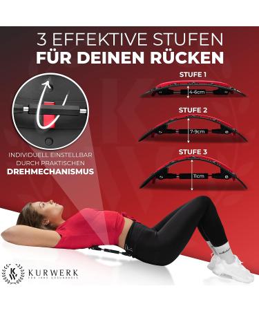 Kurwerk 2024 Premium Back Extensor with Magnetfeld Therapy & German Guidance | Adjustable Device for Back Training - Buy Online on GoSupps.com