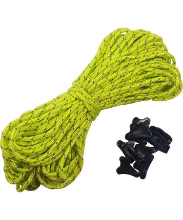 Zephyr Mini Line Lock Guyline Cord Tensioners - Set of 10 - Lime Green - Buy Online on GoSupps.com