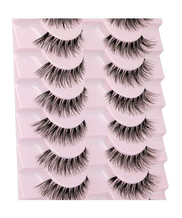JIMIRE Handmade Faux Mink Cat-Eye Demi-Wispies False Eyelashes - Natural Look (120) - Buy Online on GoSupps.com