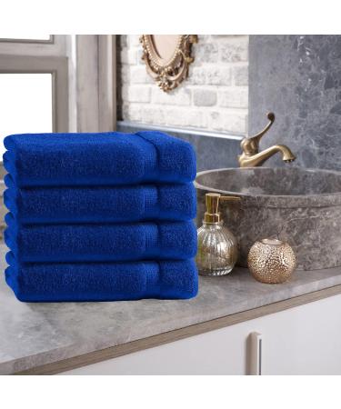 Class Home Collection Terry Cloth Bath Towels - 70x140 cm Pack of 4 100% Cotton Royal Blue - Luxury for Your Bathroom - Buy Online on GoSupps.com