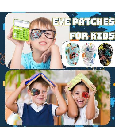 54 Pcs Kids Eye Patches - Fun Designs for Amblyopia & Cross Eye | Adhesive Toddler Eye Patches - Buy Online on GoSupps.com
