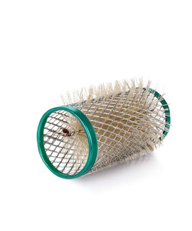Ponik's Professional metal curlers wire curlers with bristles - 32 mm - 12 pieces - bristle curler set curlers green 32 mm