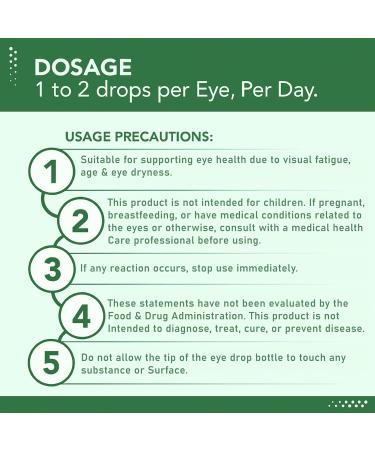 Lutein Eye Drops Gentle Daily Eye Care with Lutein, Honeysuckle, Cassia Seed, Wild Chrysanthemum & Vitamin B6 Hydrating, Preservative-Free, Lens-Friendly Formula 0.5 fl oz - Buy Online on GoSupps.com