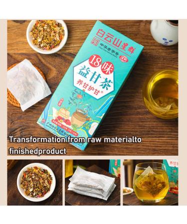 18 Flavors Liver Care Tea - 18 Flavors Of Liver Protection Tea Nourish The Liver And Protect The Liver Chinese Nourishing Liver Tea Health Preserving Tea For All People. (5 Box) - Buy Online on GoSupps.com
