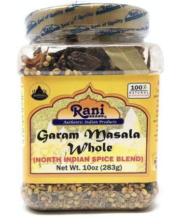 Rani Garam Masala Indian 11 Whole Spices Blend 10oz (283g) PET Jar  All Natural, Salt-Free | Vegan | No Colors | Gluten Friendly | NON-GMO | Indian Origin - Buy Online on GoSupps.com