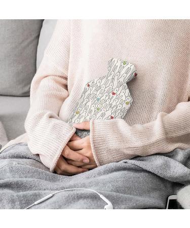 Hot Water Bottle with Lid - Rabbit Design & Easter Eggs for Pain Relief Cramps & Foot Warmer - Rubber Hot/Cold Therapy - Buy Online on GoSupps.com