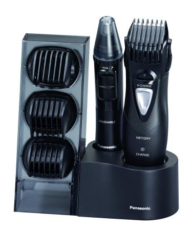 Panasonic ER-GY10CM504 multi-trimmer set for body and face black