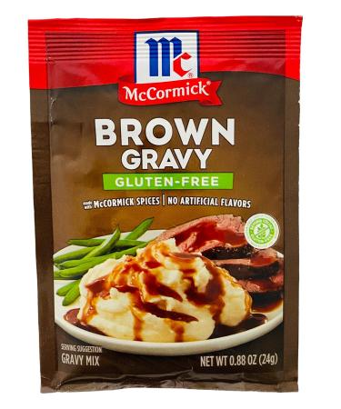 McCormick Gluten Free Brown Gravy Mix 0.88 oz - Pack of 4 - Buy Online on GoSupps.com