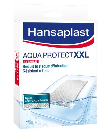 Hansaplast Set 5 Plasters XXL Aqua Protect 8 x 10 cm 5 pieces (1 pack)