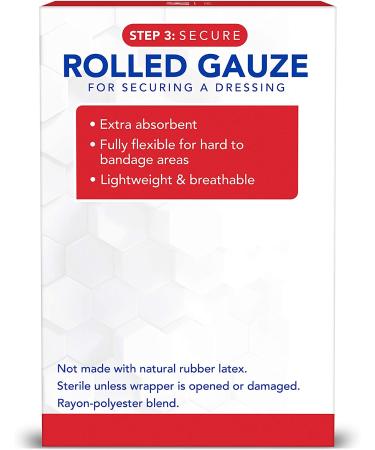 10 Pack: All Health Rolled Gauze Pads 3 X 2.5 Yds - White, for Wound Cleaning & Covering - Buy Online on GoSupps.com