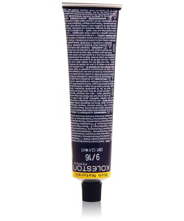 Wella Professionals Koleston Perfect Permanent Cream Hair Color 9/ 16 light blonde ash violet 1 pack (1 x 60 ml)