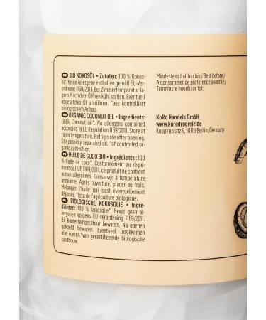 KoRo - Organic Coconut Oil 6 x 1 L - Buy Online on GoSupps.com