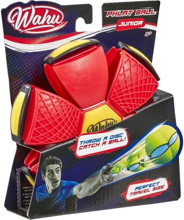 Buy Wahu Phlat Ball Junior - Mini Foldable Throwing Pane & Frisbee | Outdoor Games for Kids 5+ | Travel Version Red - Buy Online on GoSupps.com