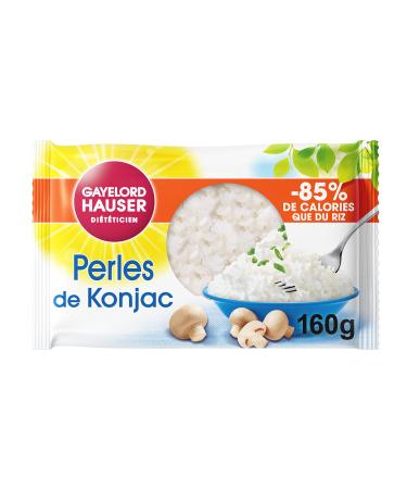 GAYELORD HAUSER - Konjac Beads - Nature - No Rinse - Ready to Use - 1 Pack of 160g