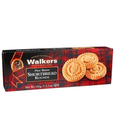 Walkers Pure Butter Shortbread Rounds 5.3 oz - Premium Scottish Biscuits - Buy Online on GoSupps.com