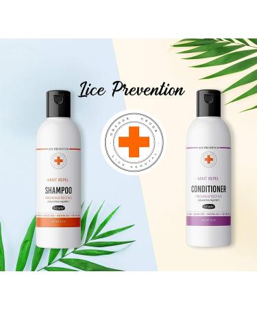 Orange Cross Lice Removal Mint Shampoo - Natural DIY Lice Prevention for Kids & Adults (8 Oz) - Buy Online on GoSupps.com