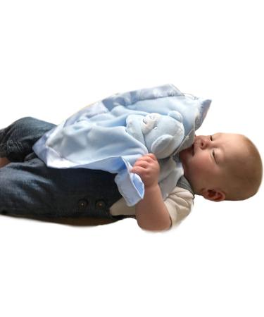 BUSHBABY 'A New Star is Born' Baby Comfort Blanket in Box | Blue Baby Gift Set for Boys | Plush Teddy Security Blanket for Newborns | Soft Toy for Babies - 10cm - Buy Online on GoSupps.com