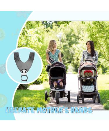 Adjustable Baby Bottle Holder - 2 Pcs Car Seat Feeding Sling with Loop and Hook Tape (Grey/Green Cute Style) - Buy Online on GoSupps.com