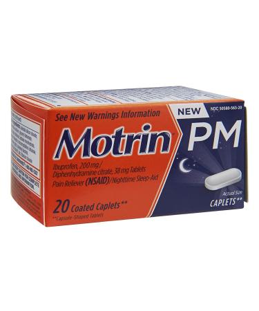 Motrin Ib Pm Caps 20ct Size 20ct