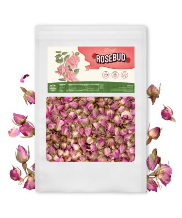Farmer Queen Dried Rose Buds 4 Ounce for Fragrant Herb Tea Rich In Vitamin A C for Rose Water Baking Cooking Decoration - Buy Online on GoSupps.com