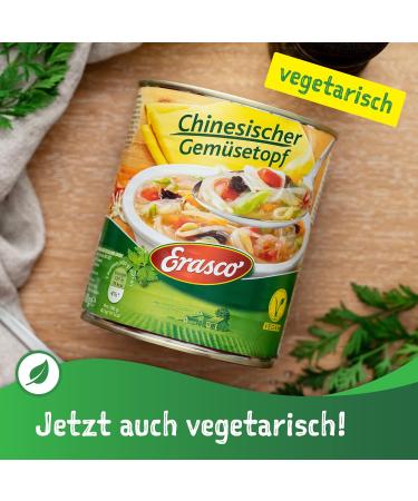 Erasco Chinese Vegetable Pot Vegetarian 800g - Quick & Delicious 2-Pack (16 Vegetables) - Best International Shipping - Buy Online on GoSupps.com